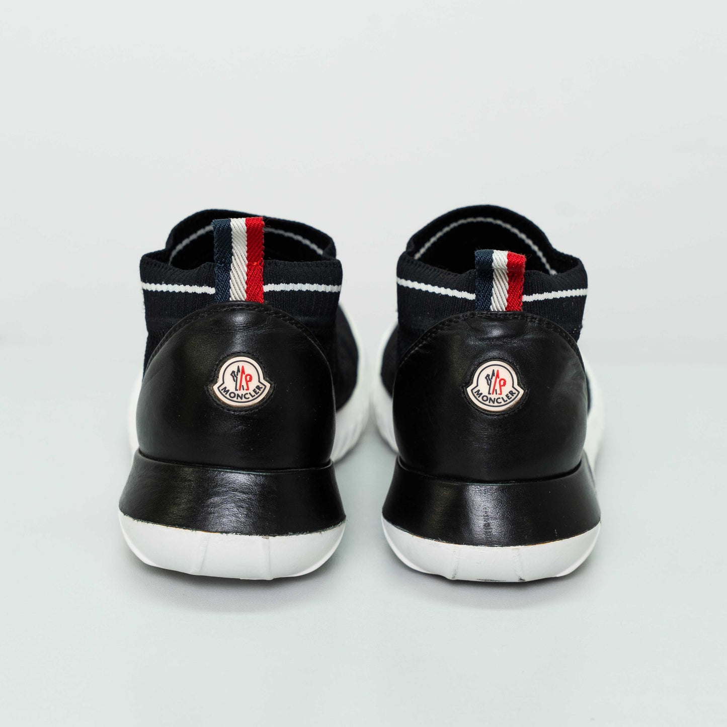 Moncler Black Slip-On Sneakers