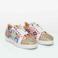Christian Louboutin Multicolour Viera 2 Spiked Sneakers
