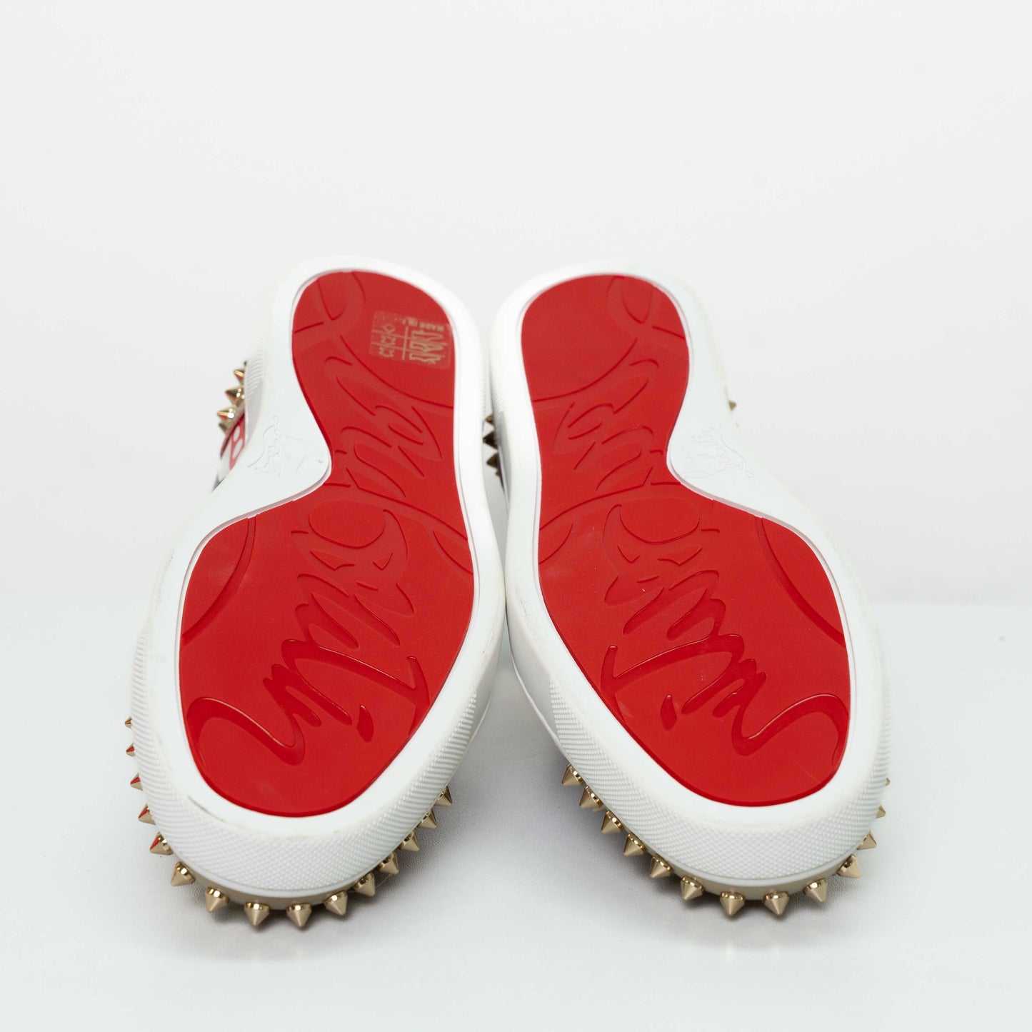 Christian Louboutin Multicolour Viera 2 Spiked Sneakers