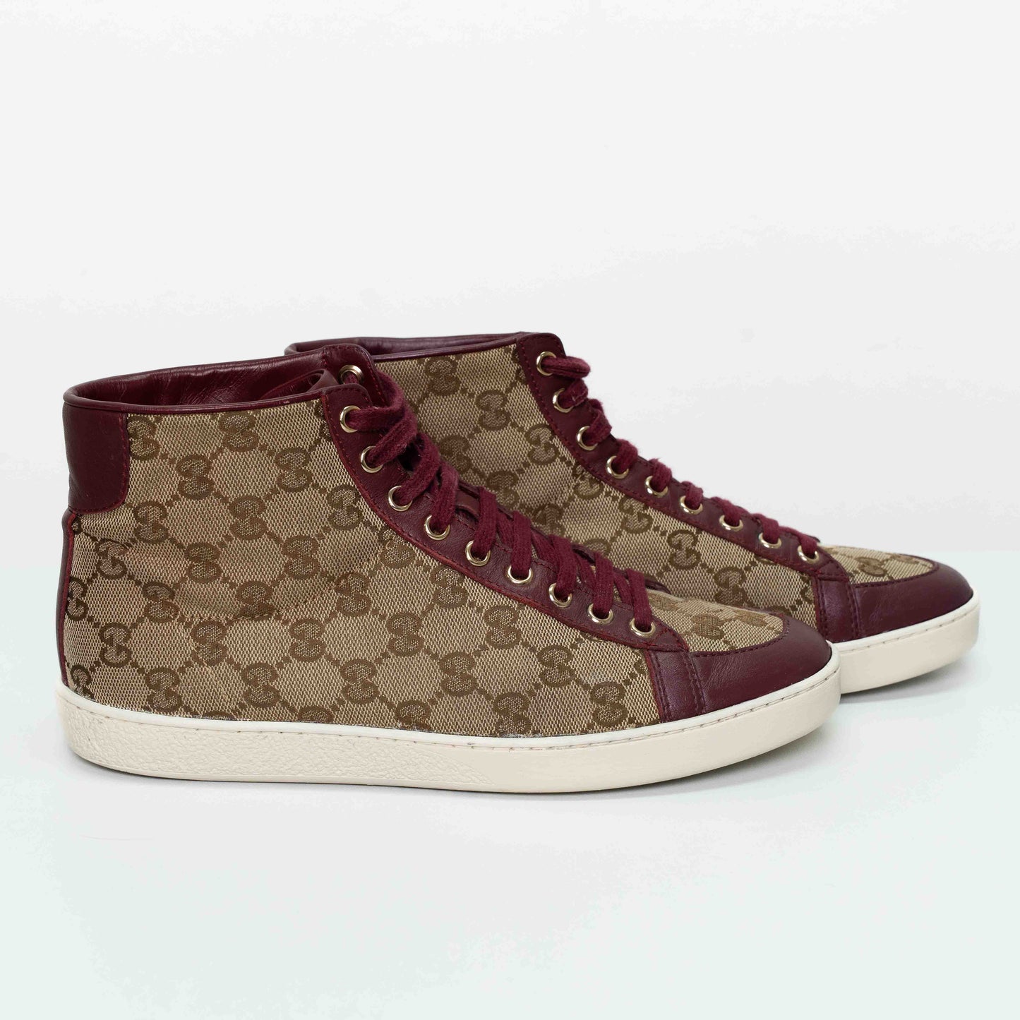 Gucci Brooklyn GG Monogram High-Top Sneakers