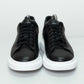 Alexander McQueen Black/White Leather Oversized Sneakers