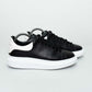 Alexander McQueen Black/White Leather Oversized Sneakers