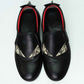 Fendi Black Monster Eyes Slip-On Sneakers