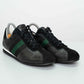 Gucci Black Guccissima Leather & Suede Low-Top Sneakers