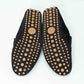 Gucci Black Suede Leather Loafers