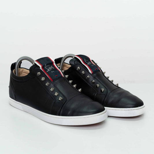 Christian Louboutin Black FAV Slip-Ons