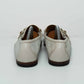 Gucci GG Cream Leather Horsebit Loafers