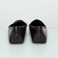 Louis Vuitton Dark Burgundy Leather Loafers