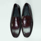 Louis Vuitton Dark Burgundy Leather Loafers