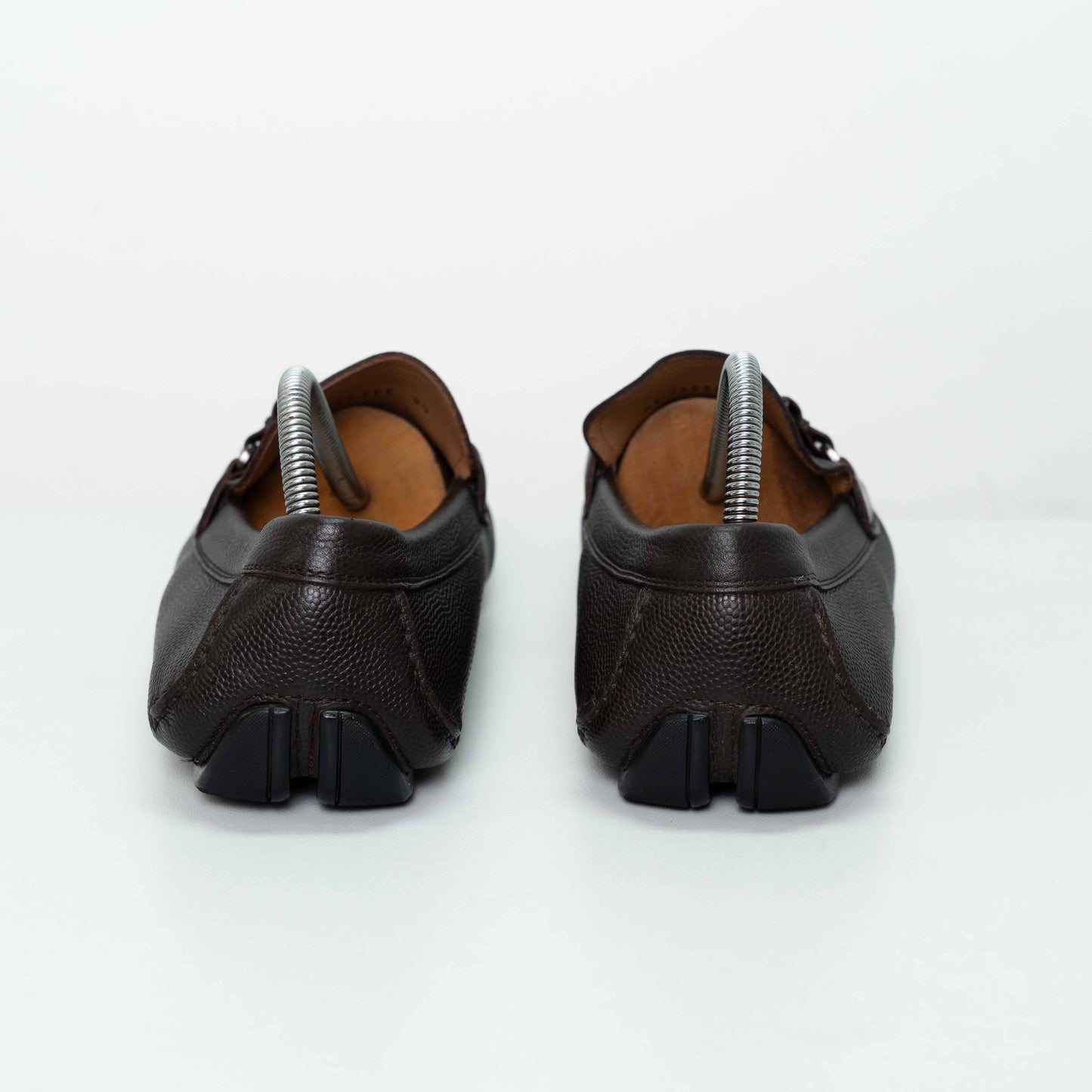 Salvatore Ferragamo Sardegna Dark Brown Moccasins