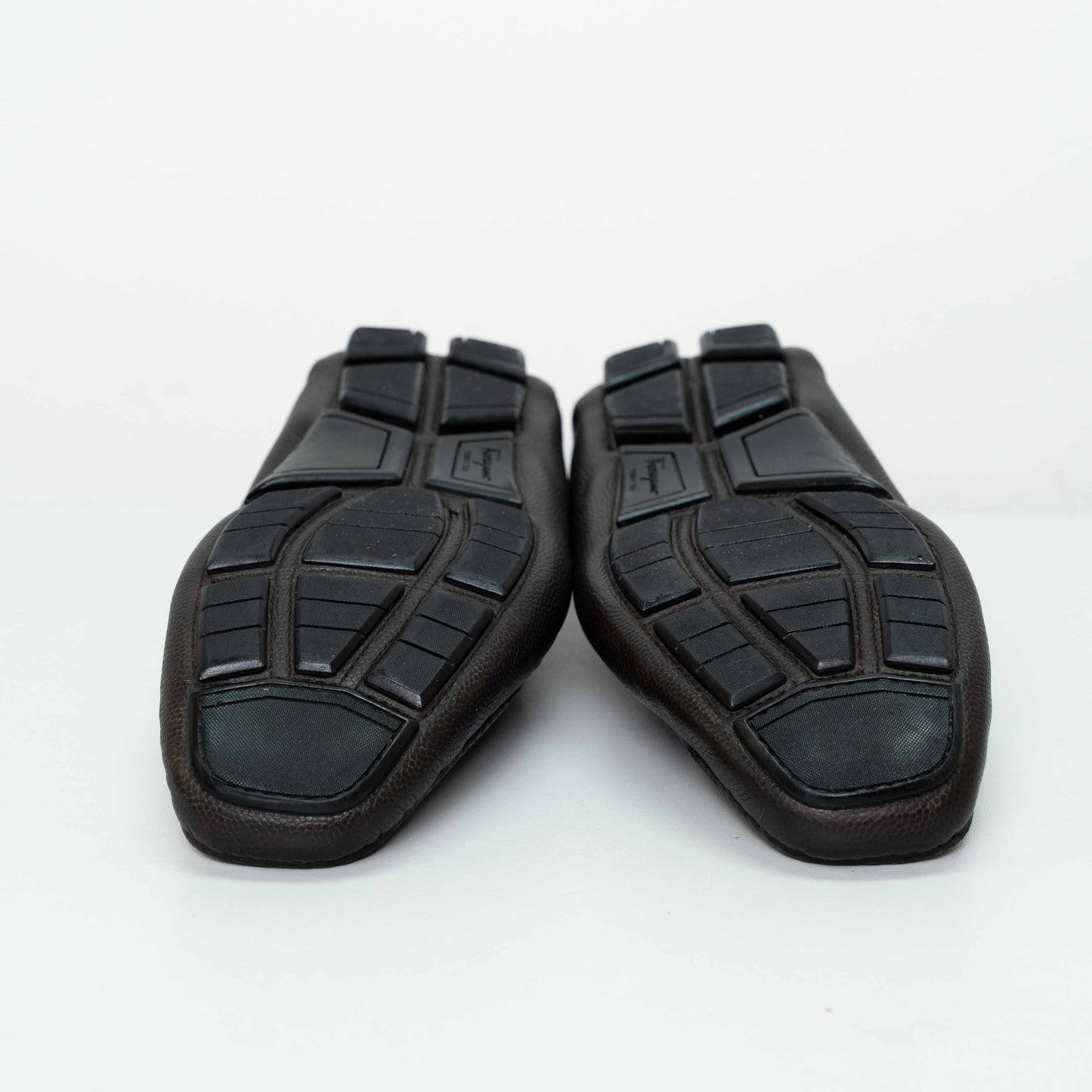 Salvatore Ferragamo Sardegna Dark Brown Moccasins