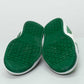 Prada Downtown Green & White Leather Sneakers