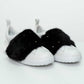 Valentino Garavani White Leather Mink Fur Strap Sneakers