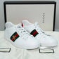 Gucci Low Top Ace Trainer with Bee White Sneakers