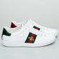Gucci Low Top Ace Trainer with Bee White Sneakers