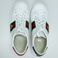 Gucci Low Top Ace Trainer with Bee White Sneakers