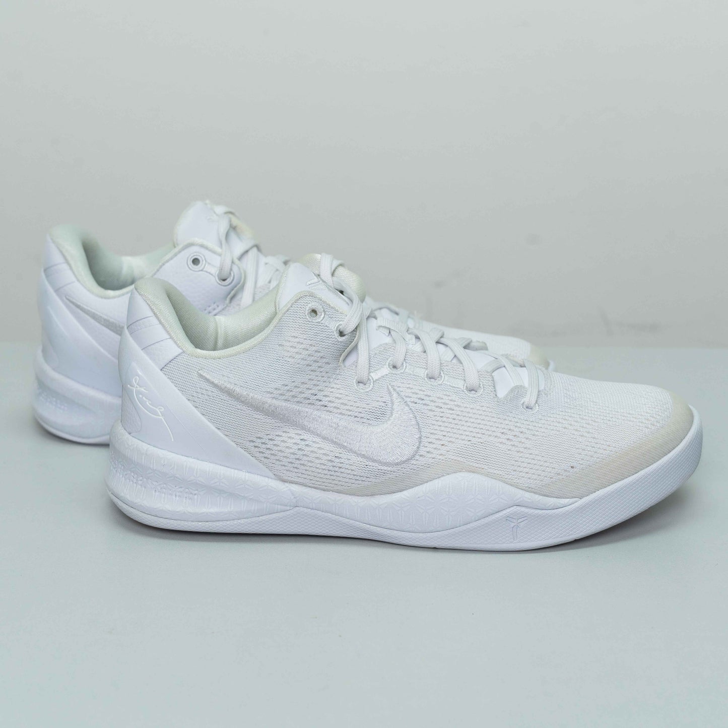 Nike Kobe 8 Proto Halo White Basketball Sneakers