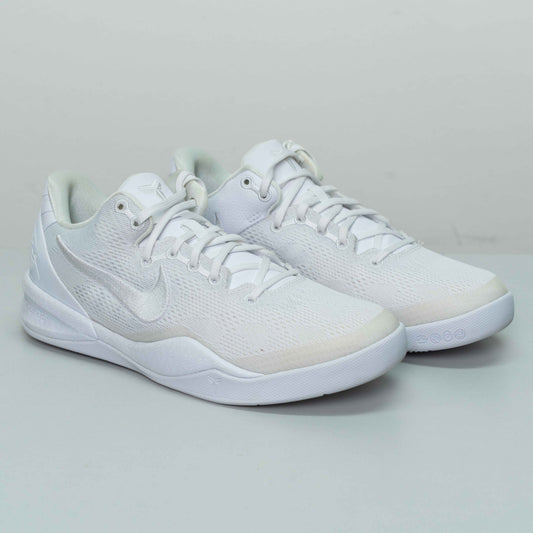 Nike Kobe 8 Proto Halo White Basketball Sneakers