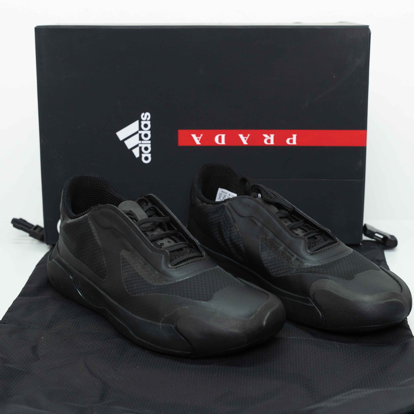 Prada x Adidas A+P Luna Rossa 21 Black Sneakers