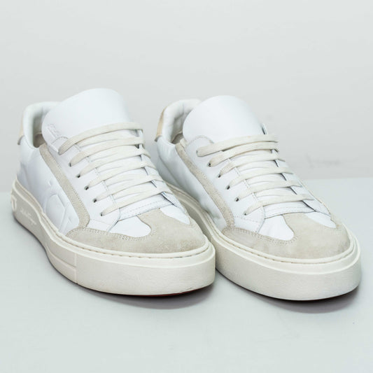 Salvatore Ferragamo White Low-Top Sneakers