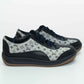 Louis Vuitton Monogram Canvas Navy Leather Sneakers