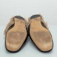 Gucci Princetown Black Leather Fur Mules