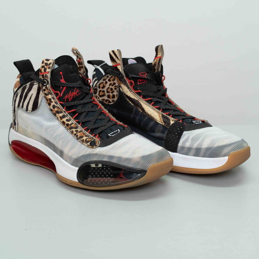 Air Jordan 34 Jason Titanium PE Multicolor Sneakers