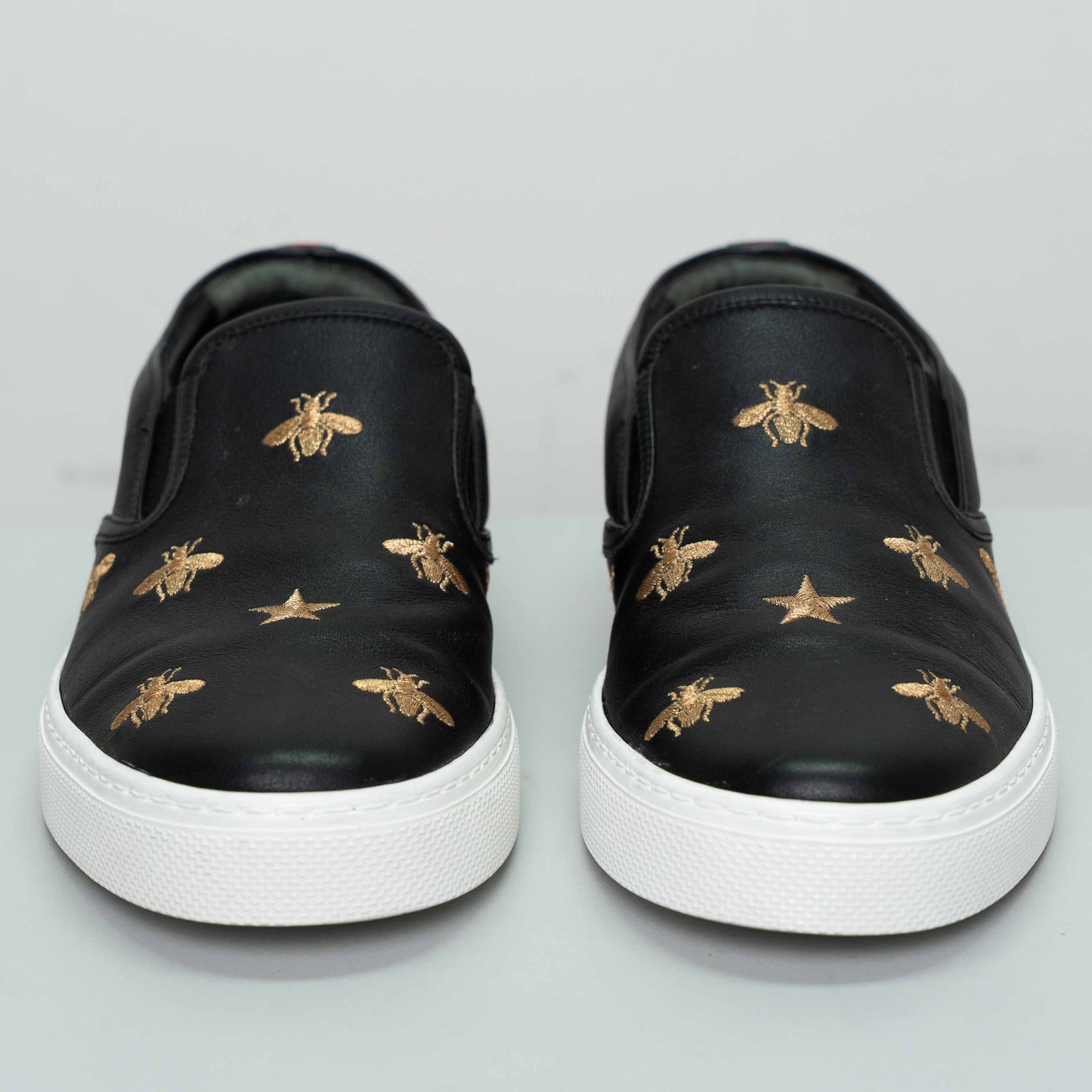 Gucci Meesoo Black Bee Star Slip-On Sneaker