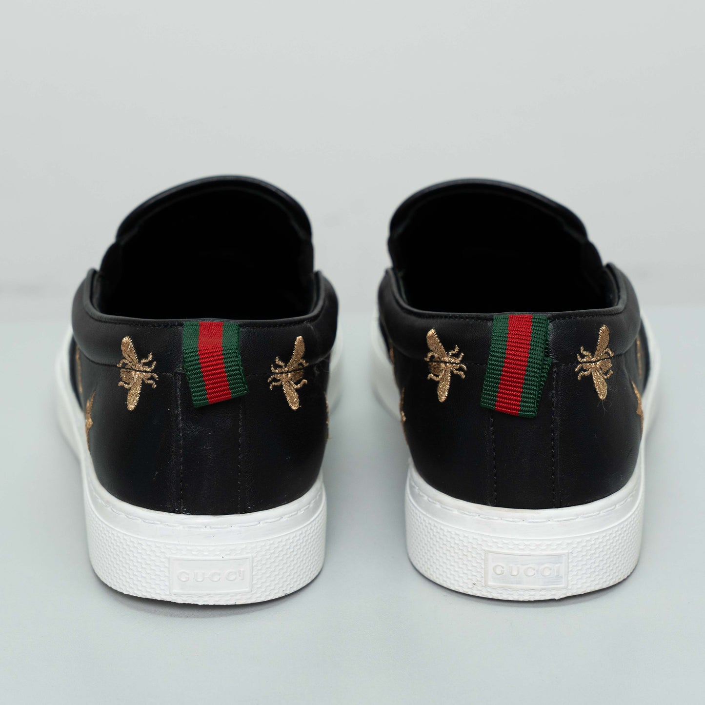 Gucci Meesoo Black Bee Star Slip-On Sneaker