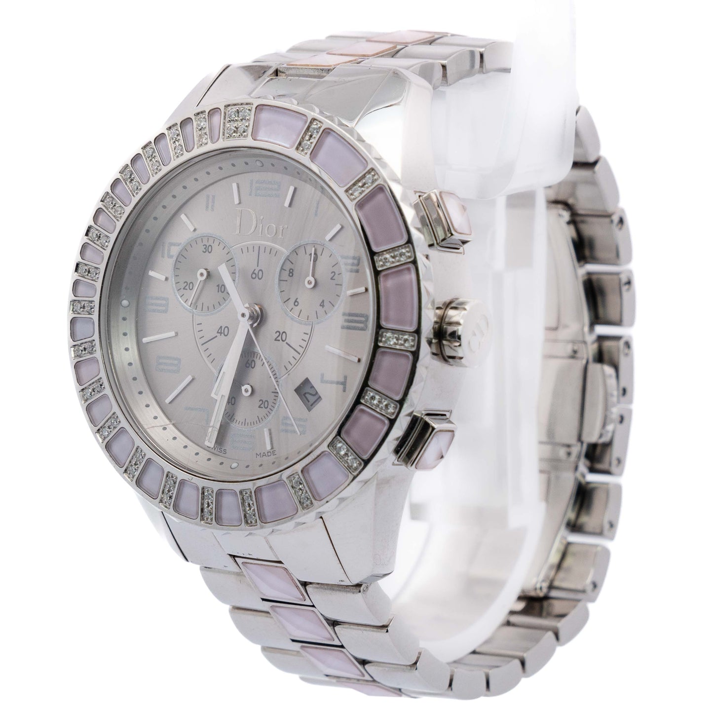 Christian Dior Christal Diamond & Pink Sapphire Ladies Watch