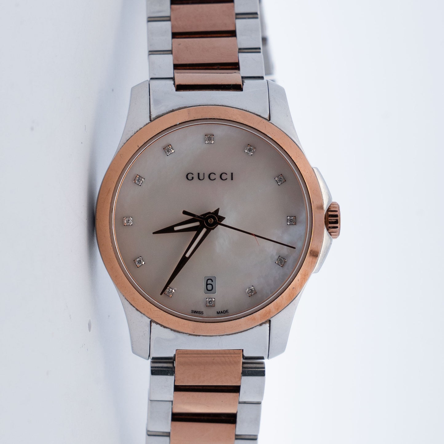 Gucci Two-Tone Diamond Watch