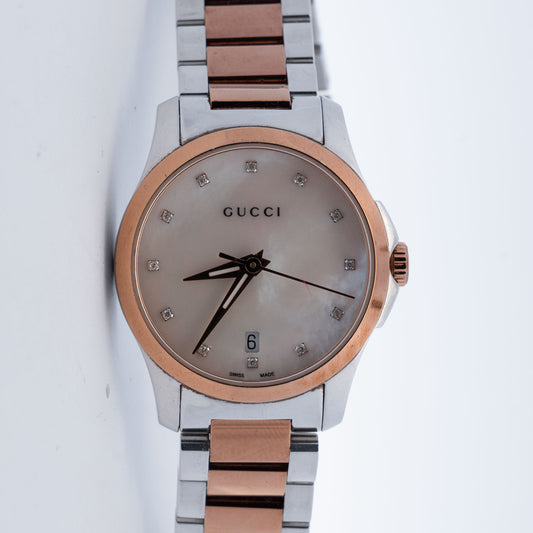 Gucci Two-Tone Diamond Watch