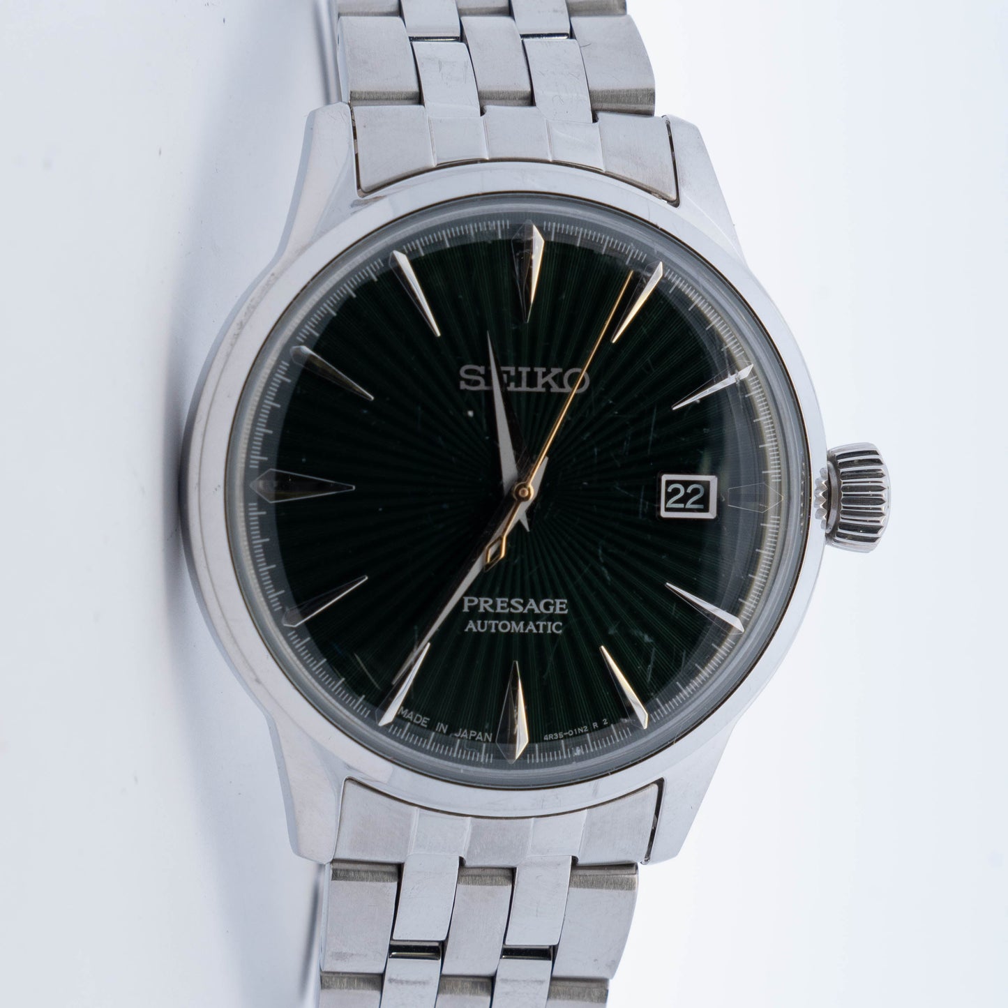 Seiko Presage Automatic Green Dial Watch