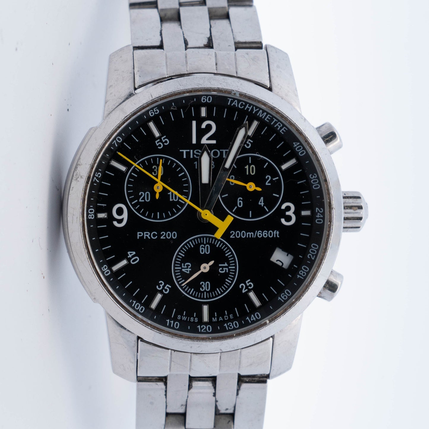 Tissot PRC 200 Chronograph Stainless Steel Watch