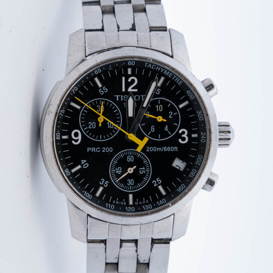 Tissot PRC 200 Chronograph Stainless Steel Watch