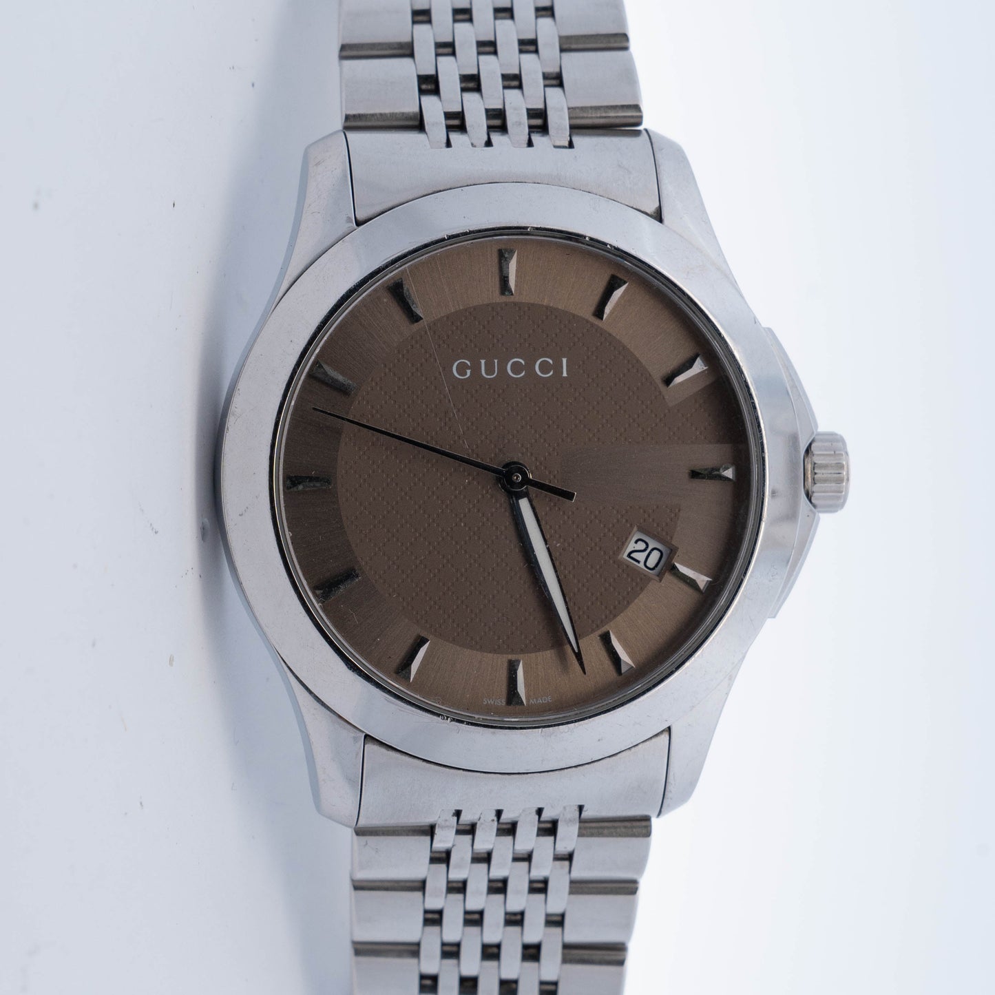 Gucci Stainless Steel Date Watch