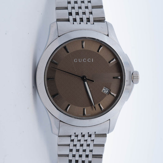 Gucci Stainless Steel Date Watch