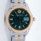 Versace Two-Tone Green Dial Men’s Watch