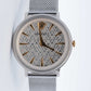 Versace Silver Quartz Watch