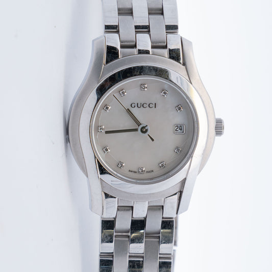 Gucci 5500L Ladies Diamond Watch