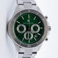 Blessington Green Dial Stainless Steel Chronograph Watch
