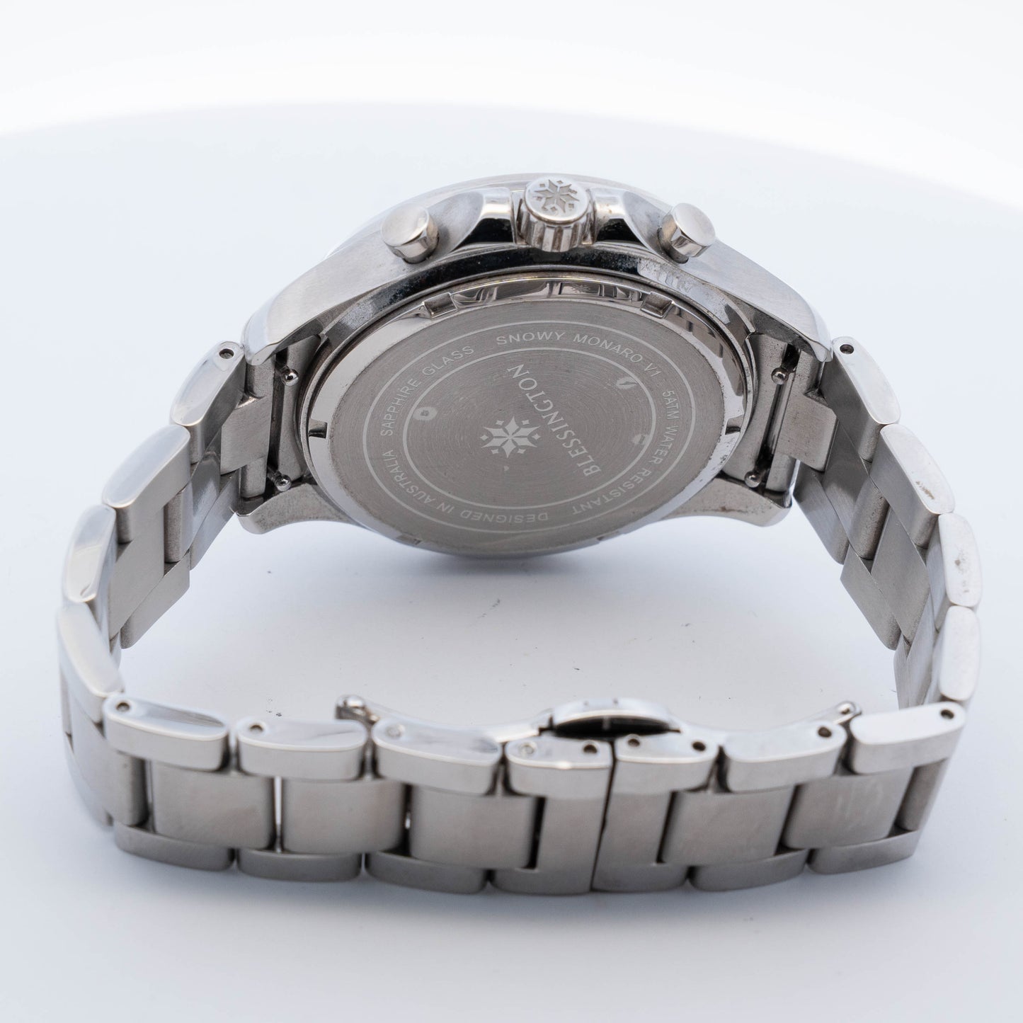 Blessington Green Dial Stainless Steel Chronograph Watch