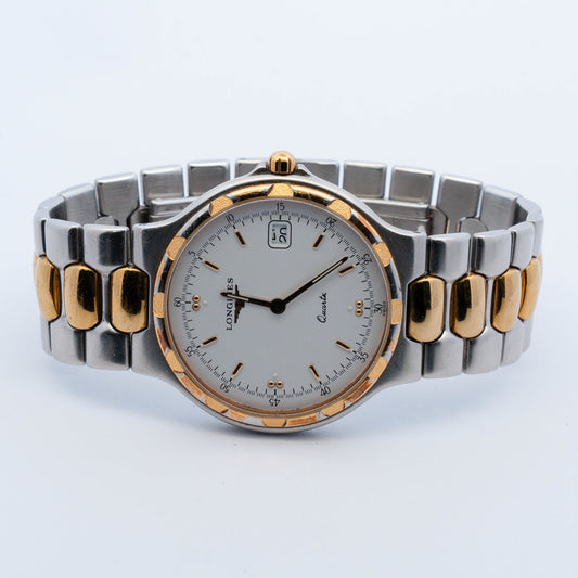 Longines Conquest Quartz Two-Tone Watch