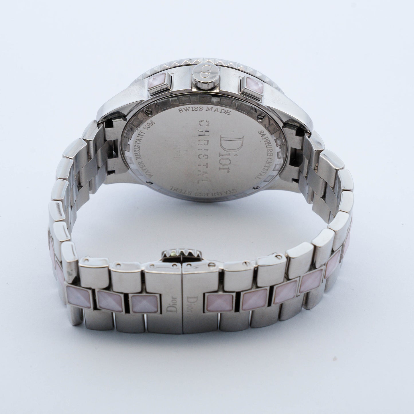 Dior Christal Chronograph Pink Sapphire Watch