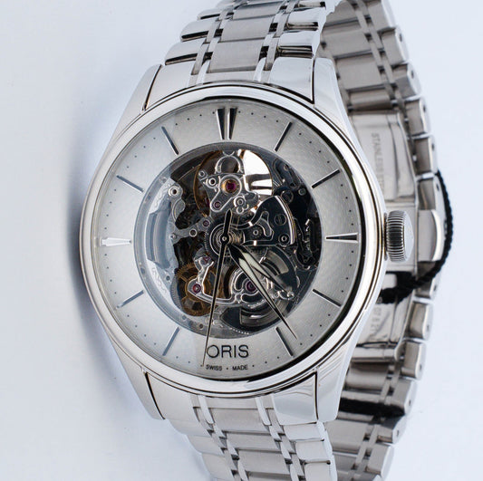Oris Artelier Skeleton Automatic Stainless Steel Watch