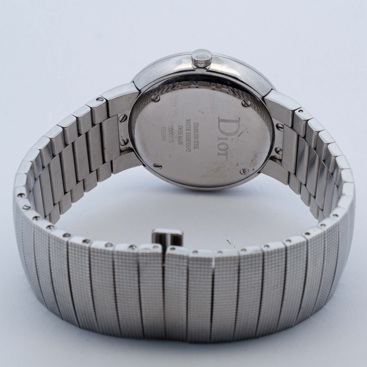 Dior Chiffre Rouge Mesh Stainless Steel Watch