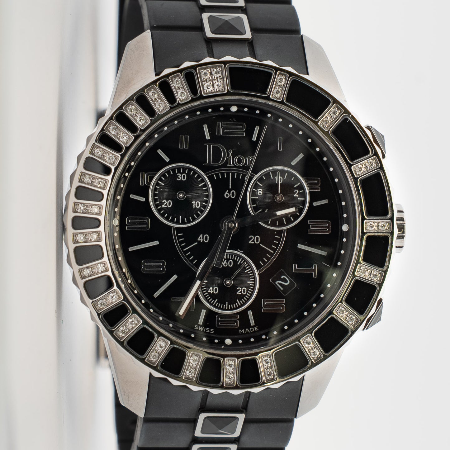 Dior Christal Diamond Chronograph Watch