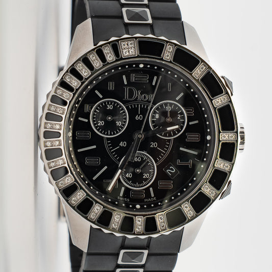 Dior Christal Diamond Chronograph Watch