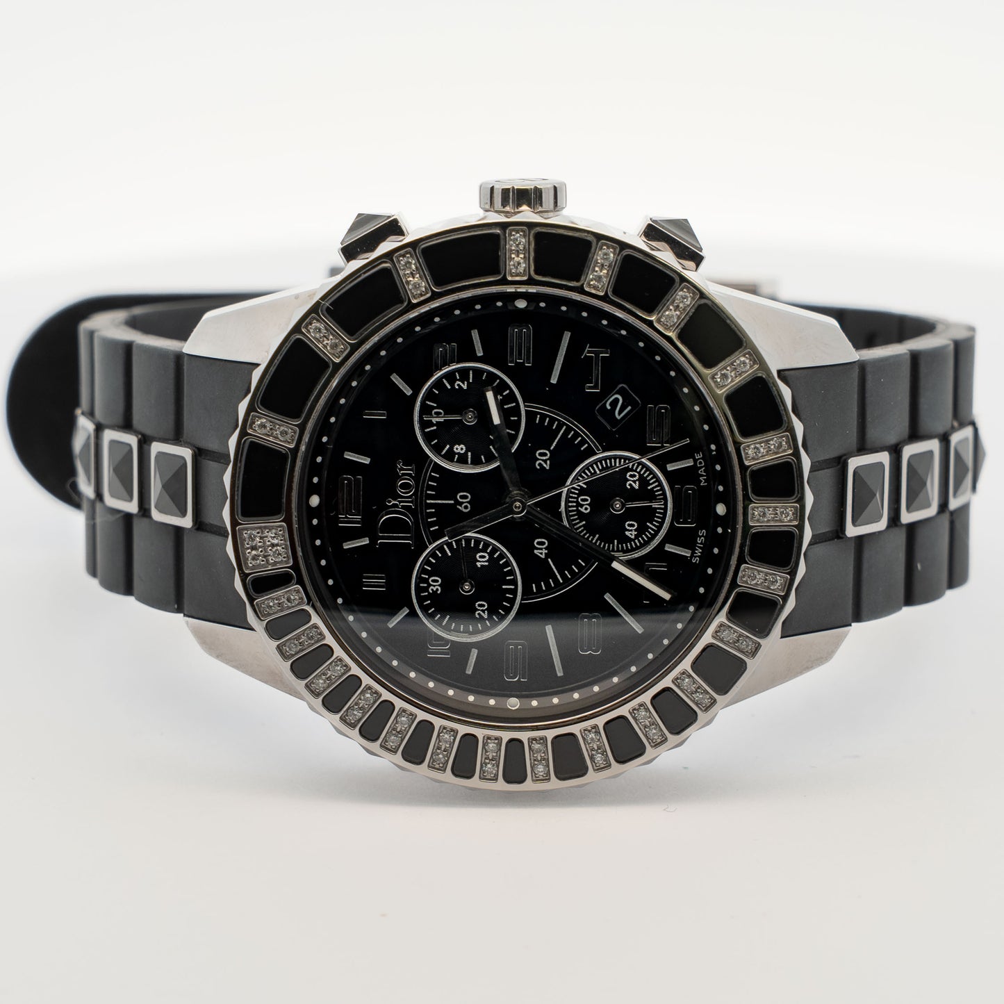 Dior Christal Diamond Chronograph Watch