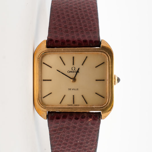 Omega De Ville Gold Square 1970s Watch